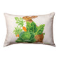 Bunny Trail Pillow - 12.5x8.5 Throw Pillow