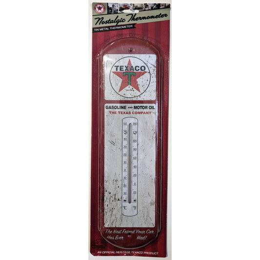 Texaco Red & White Thermometer