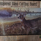 Our Trophies come with Antlers Tempered Glass Cutting Board 12"x16"