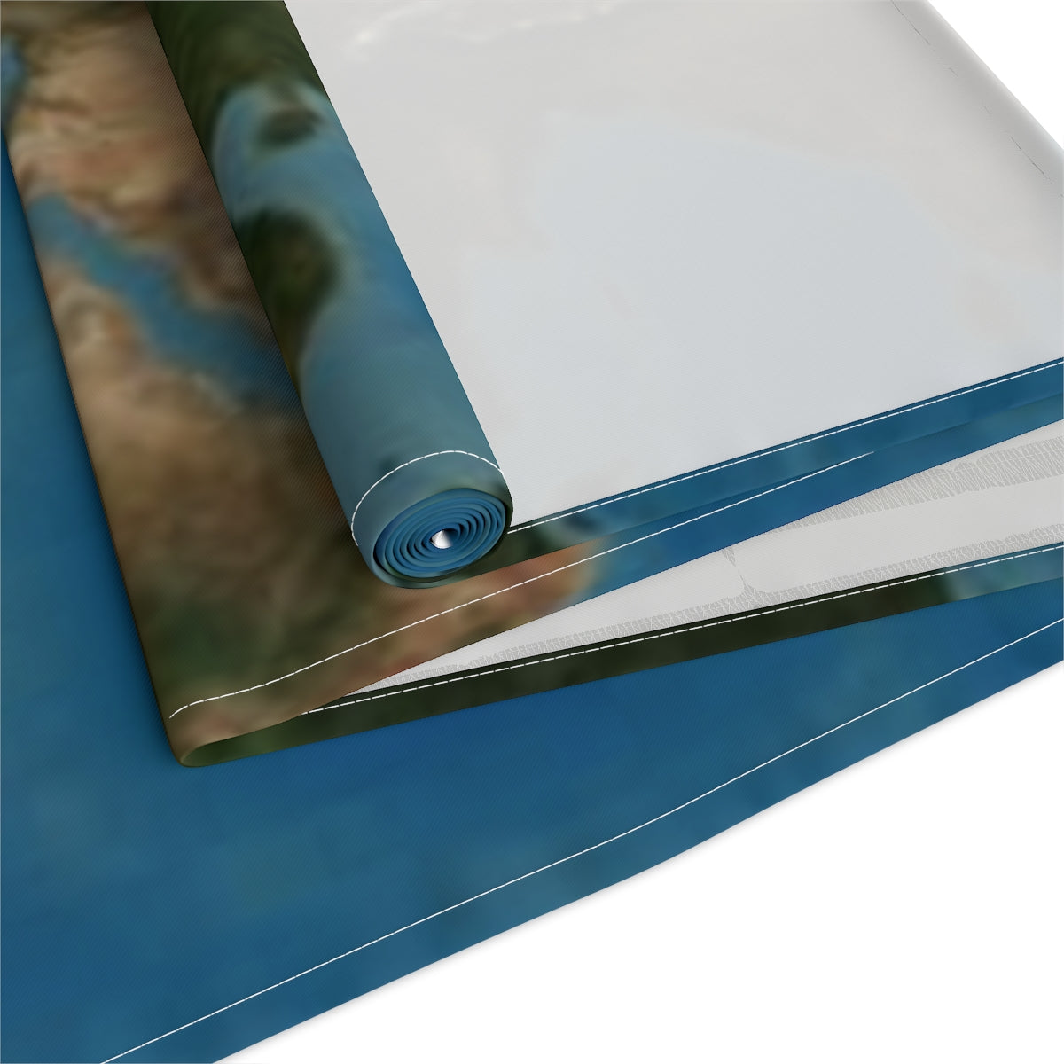Flat Earth Table Runner (Cotton, Poly)