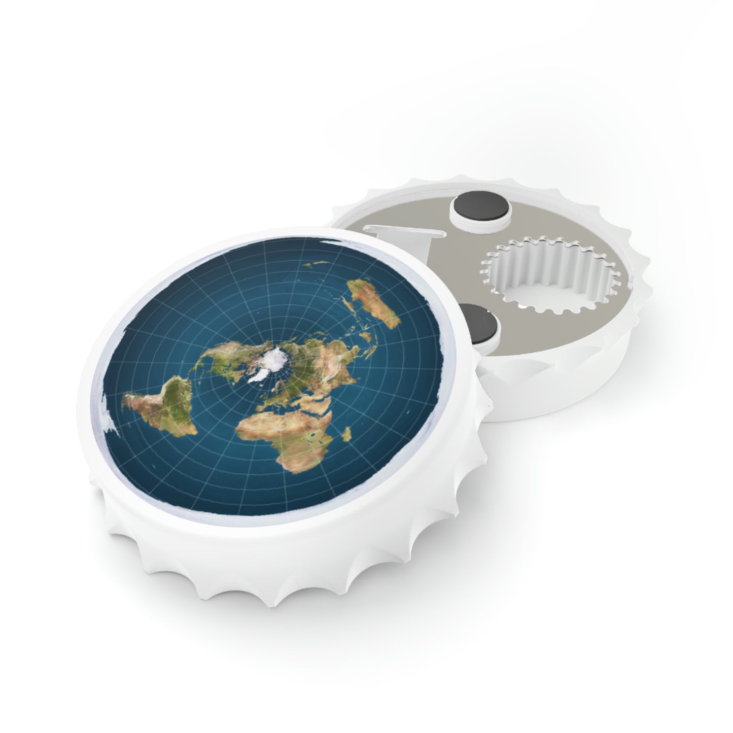 Flat Earth Bottle Opener