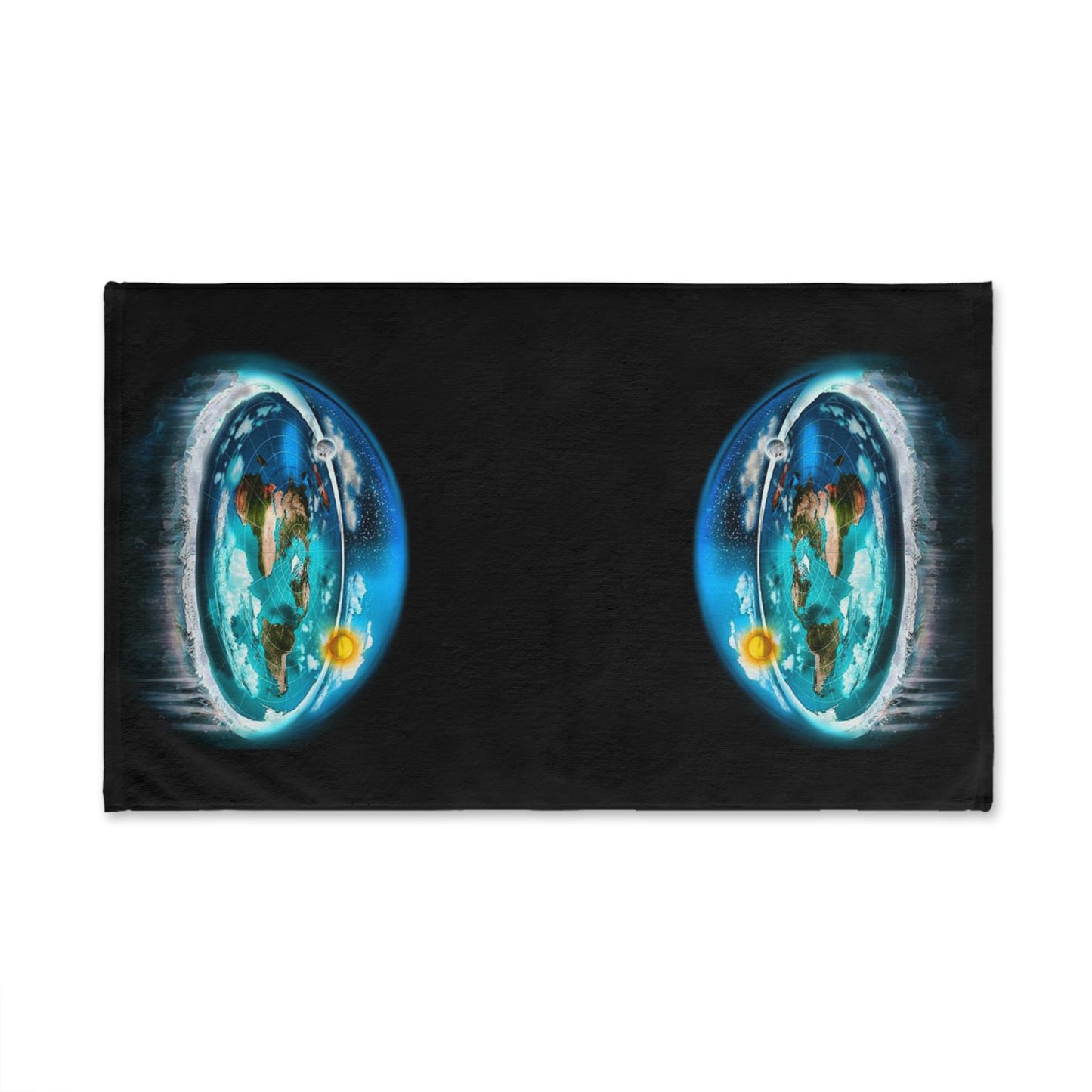 Flat Earth Hand Towel