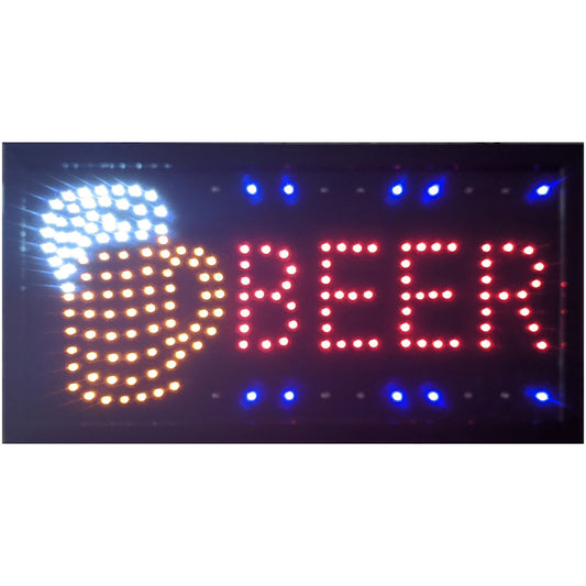 LED Beer 19"x10"