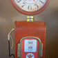 Texaco Gas Pump Nostalgic Clock - 12.5"x 4.5" - Metal