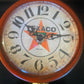 Texaco Gas Pump Nostalgic Clock - 12.5"x 4.5" - Metal