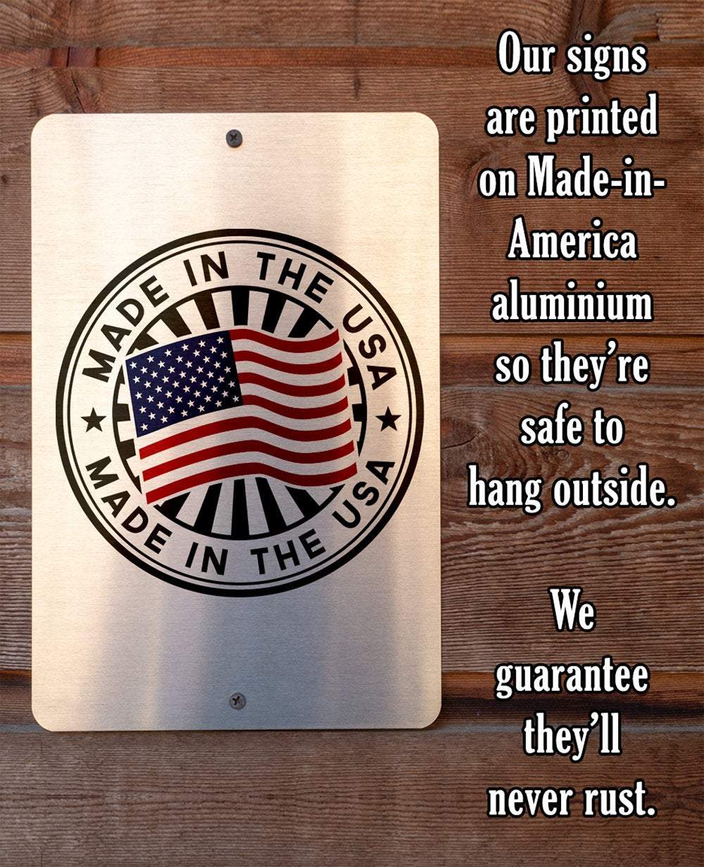 Sorry If My Patriotism - Metal Sign - 12x18" - Made in the USA !