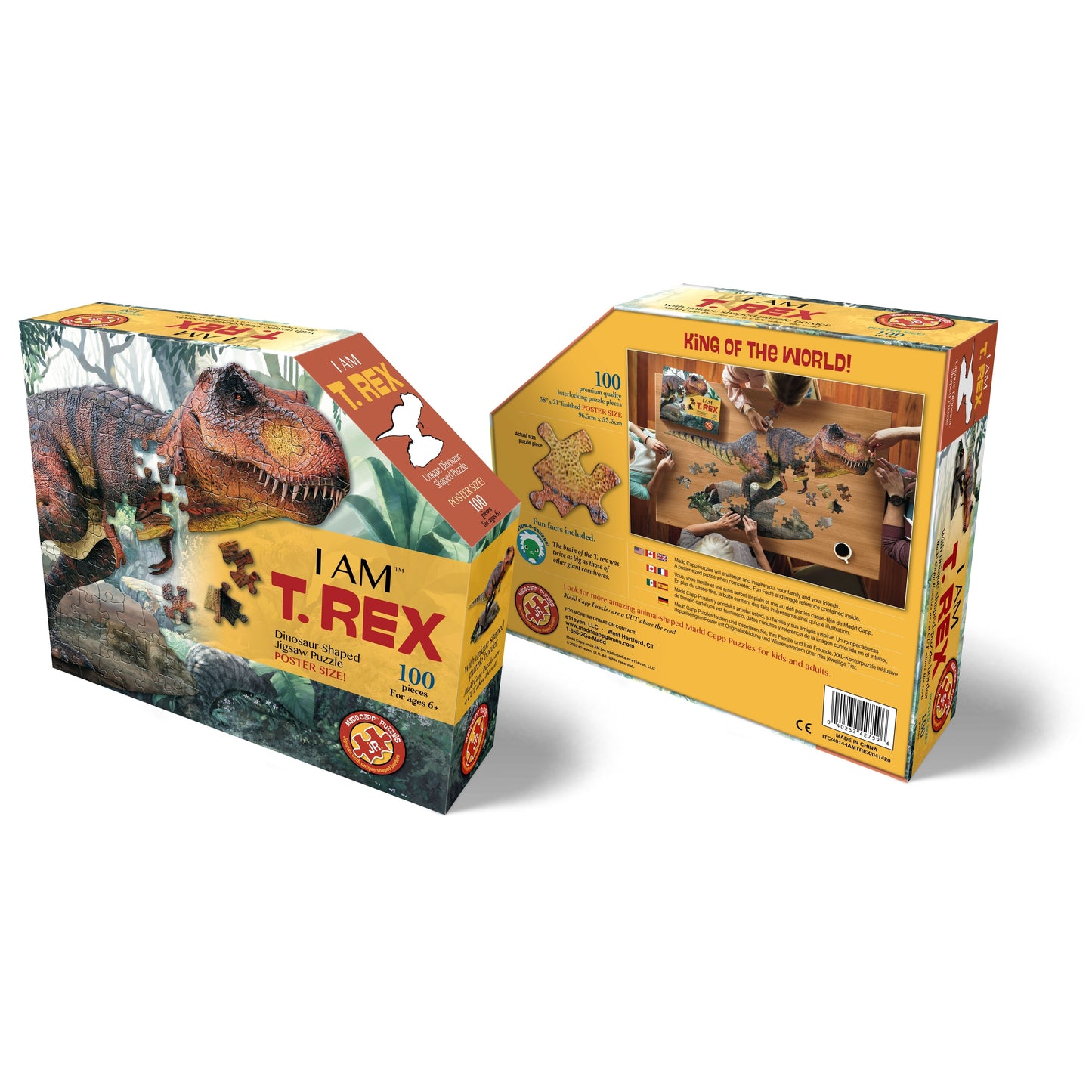 Madd Capp Puzzles - I am T-Rex 100 pc